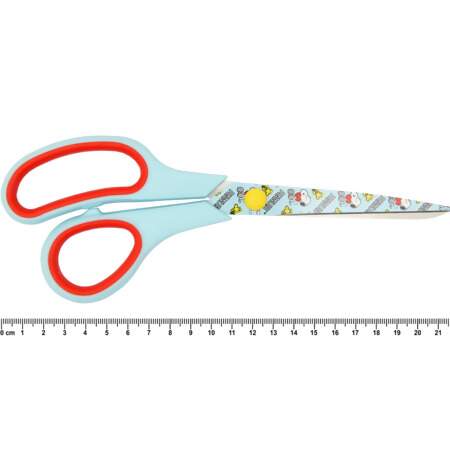 Tesoura Comfort Estampada Circulo 8,5 Polegadas Peanuts 21,5cm 