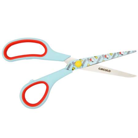 Tesoura Comfort Estampada Circulo 8,5 Polegadas Peanuts 21,5cm 
