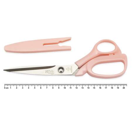 Tesoura Corte e Costura com Capa Protetora Arte Punto Rosa 20,5cm