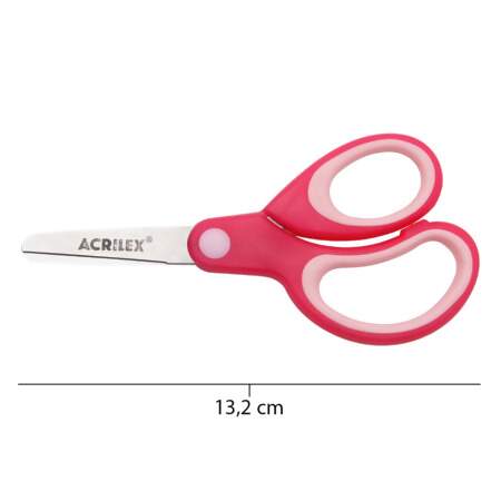 Tesoura Escolar Acrilex para Canhotos Ref.22518