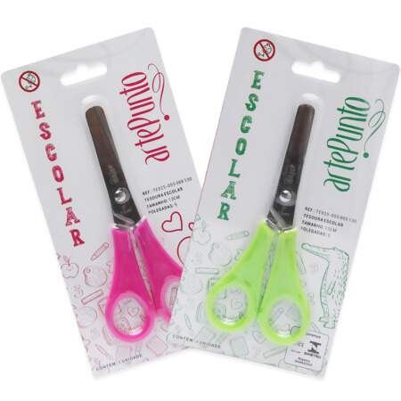Tesoura Escolar Arte Punto 5 Polegadas 13cm