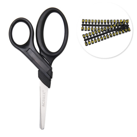 Tesoura Escolar Letras Acrilex