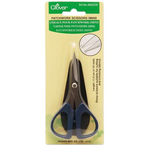 Tesoura Mini Para Patchwork Clover Ref.493-CW 11,5cm