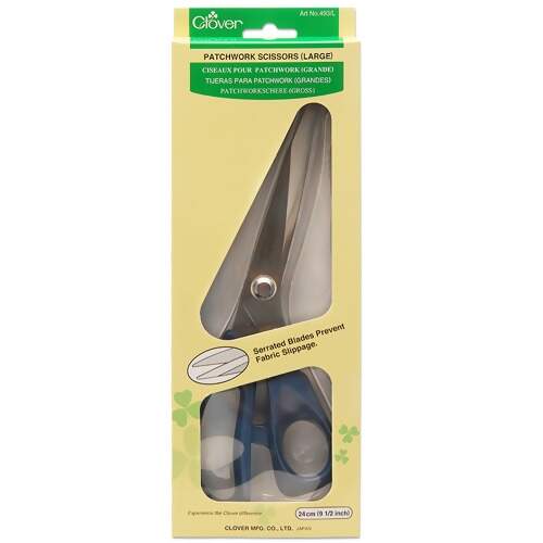 Tesoura Para Patchwork Clover Grande Inox Ref.493-L 24cm