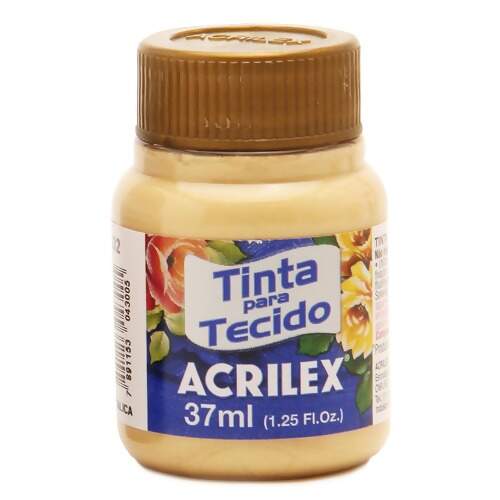 Tinta Acrilex para Tecido Metalica Ref.4340 37ml