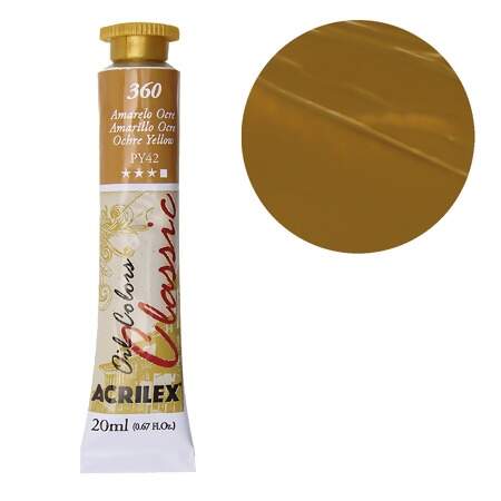 Tinta Acrilex Óleo Oil Colors Ref.14123 com 20ml