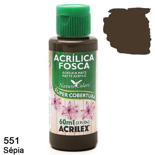 Tinta Acrilex Acrílica Fosca Nature Colors Ref.3560 60ml