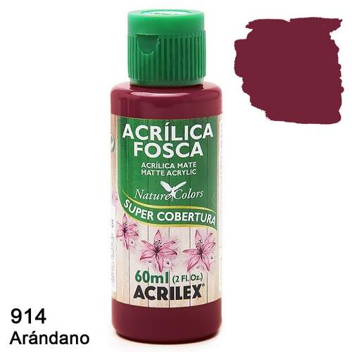 Tinta Acrilex Acrílica Fosca Nature Colors Ref.3560 60ml
