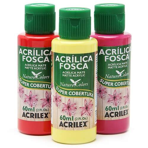 Tinta Acrilex Acrílica Fosca Nature Colors Ref.3560 60ml