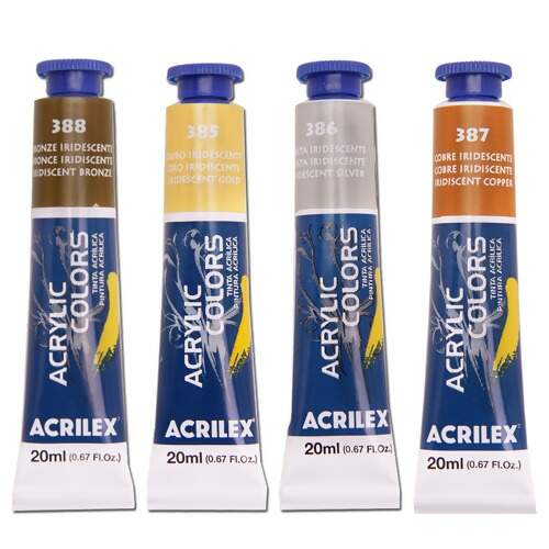 Tinta Acrilex Acrylic Colors Metálica Ref.13123 20ml