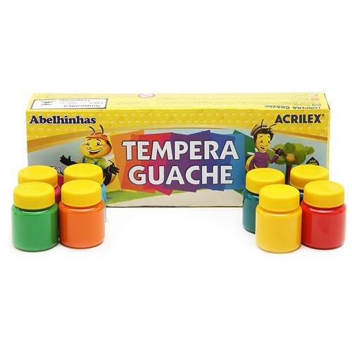 Tinta Guache Acrilex Ref.02012 15ml com 12 Und