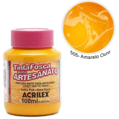 Tinta Acrilex Fosca para Artesanato PVA Ref.3210 100ml