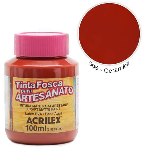 Tinta Acrilex Fosca para Artesanato PVA Ref.3210 100ml