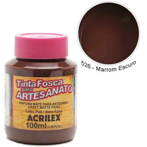 Tinta Acrilex Fosca para Artesanato PVA Ref.3210 100ml