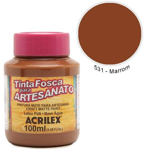 Tinta Acrilex Fosca para Artesanato PVA Ref.3210 100ml
