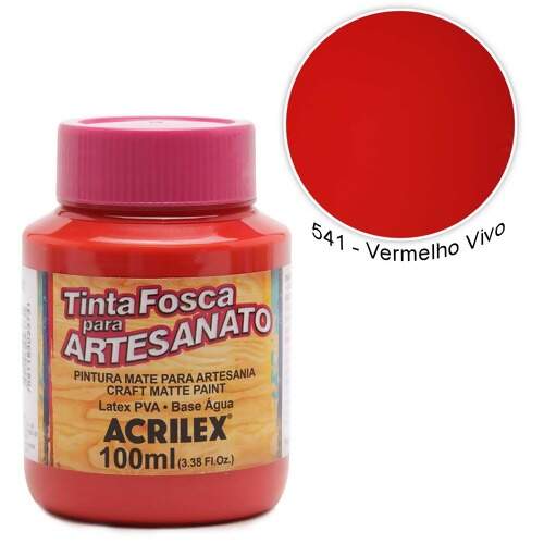 Tinta Acrilex Fosca para Artesanato PVA Ref.3210 100ml