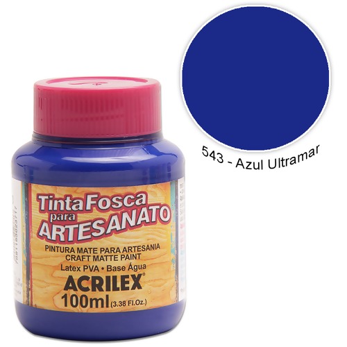 Tinta Acrilex Fosca para Artesanato PVA Ref.3210 100ml