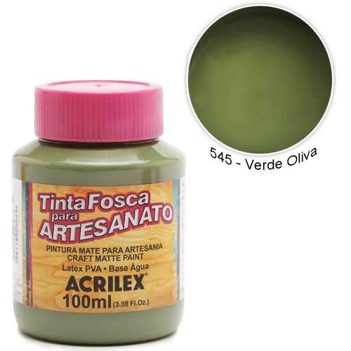 Tinta Acrilex Fosca para Artesanato PVA Ref.3210 100ml