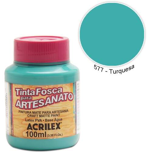 Tinta Acrilex Fosca para Artesanato PVA Ref.3210 100ml