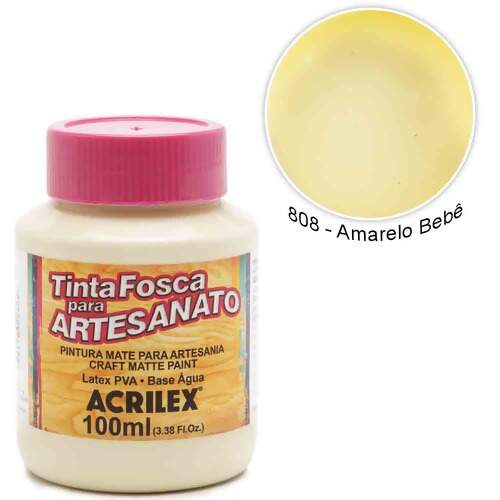 Tinta Acrilex Fosca para Artesanato PVA Ref.3210 100ml