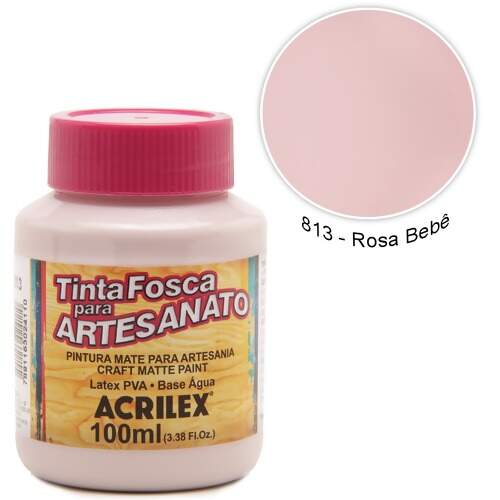 Tinta Acrilex Fosca para Artesanato PVA Ref.3210 100ml