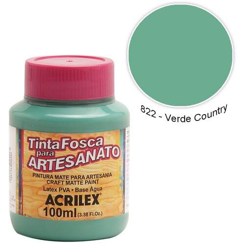Tinta Acrilex Fosca para Artesanato PVA Ref.3210 100ml