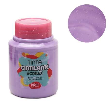 Tinta Acrilex PVA Cintilante Ref.03710 100ml