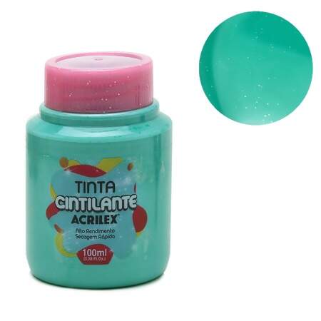 Tinta Acrilex PVA Cintilante Ref.03710 100ml