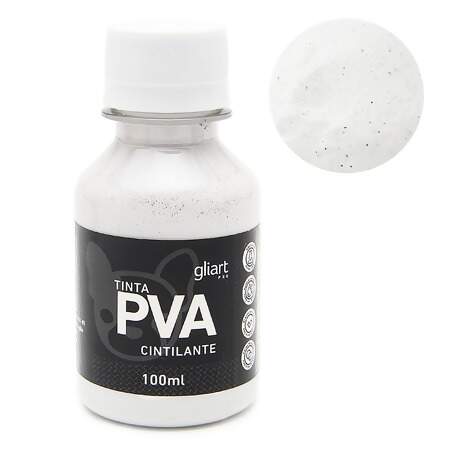 Tinta PVA Cintilante Gliart 100ml