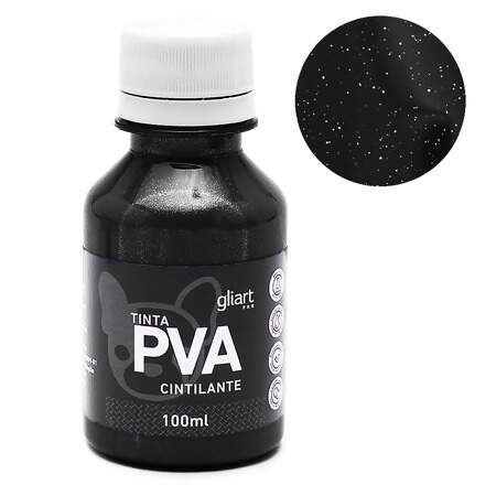 Tinta PVA Cintilante Gliart 100ml