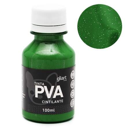 Tinta PVA Cintilante Gliart 100ml