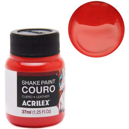 Tinta Shake Paint Couro Acrilex R.13037 37ml