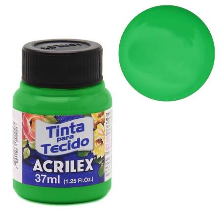 Tinta Acrilex Para Tecido Fosca Flúor Ref.4040 37ml