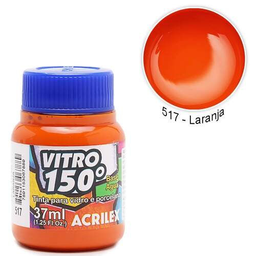 Tinta Acrilex Vitro 150° Base Água Ref.01140 37ml