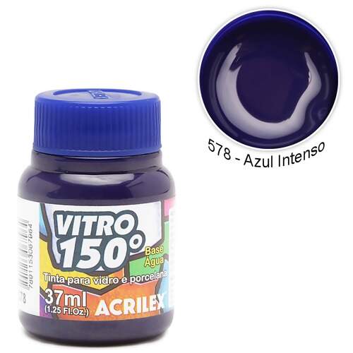 Tinta Acrilex Vitro 150° Base Água Ref.01140 37ml