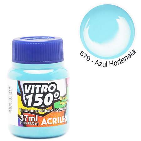 Tinta Acrilex Vitro 150° Base Água Ref.01140 37ml