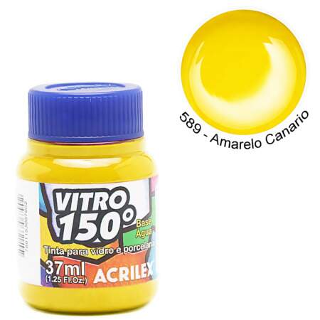 Tinta Acrilex Vitro 150° Base Água Ref.01140 37ml