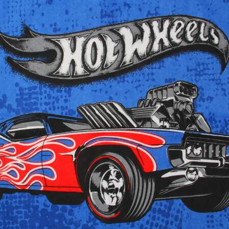 Toalha de Banho Infantil Dohler Hot Wheels 06 70cmx1,15mts