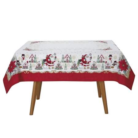 Toalha de Mesa Athenas Quadrada Dohler Natal 119 1,40x1,40mts