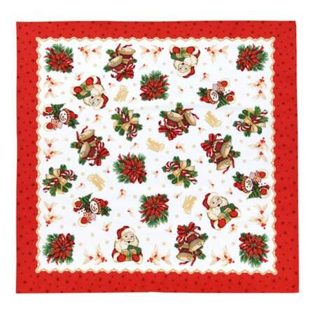 Toalha de Mesa Athenas Quadrada Dohler Natal 111 78x78cm