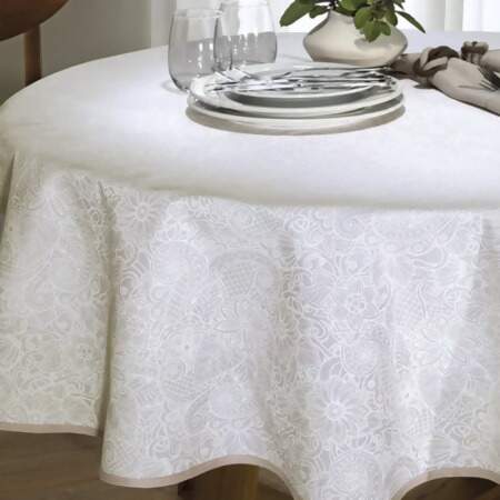 Toalha de Mesa Athenas Redonda Dohler Edite A 1,60mts