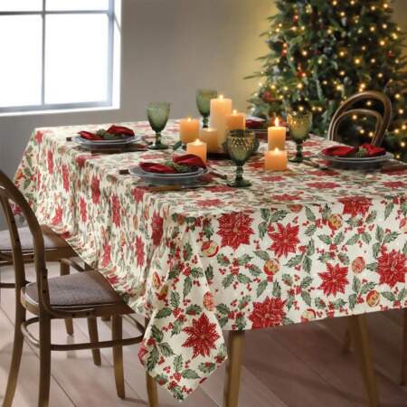 Toalha de Mesa Celebra Retangular Dohler Natal 106 1,60x2,70mts