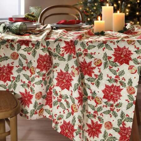 Toalha de Mesa Celebra Retangular Dohler Natal 106 1,60x2,70mts