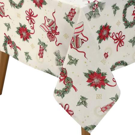 Toalha de Mesa Celebra Retangular Dohler Natal 121 1,60x2,70mts
