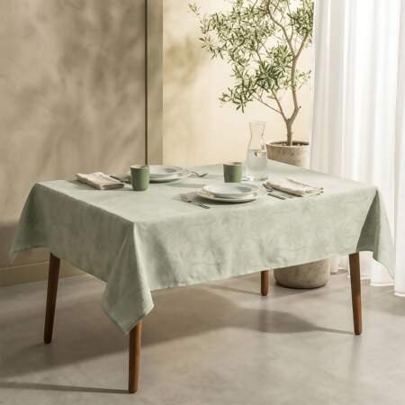 Toalha de Mesa Karsten Retangular Bali Alecrim 1,60 x 2,70m