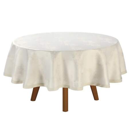 Toalha de Mesa Jacquard Lumina II Redonda Dohler Natal TJ-4885 A 1,60m