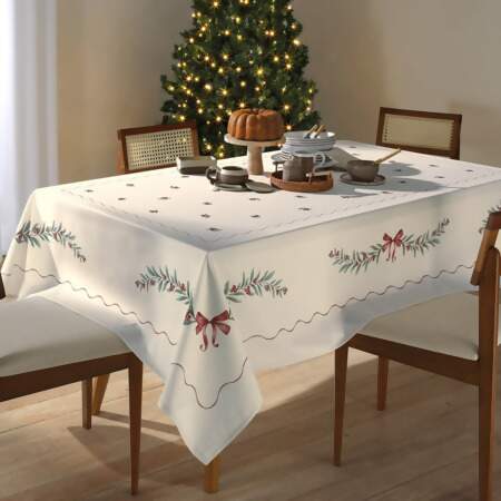 Toalha de Mesa Matisse Retangular Dohler Natal 123 1,60x2,70mts