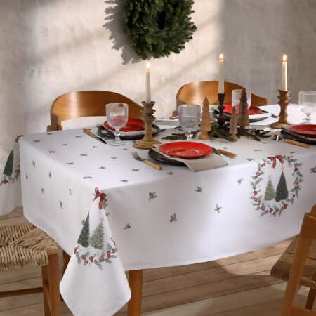 Toalha de Mesa Renova Retangular Dohler Natal 126 1,40x2,10m