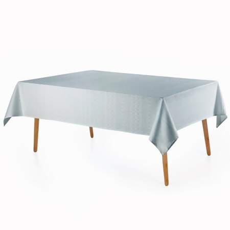 Toalha de Mesa Retangular Karsten Artemis Cinza 1,60mx2,20m