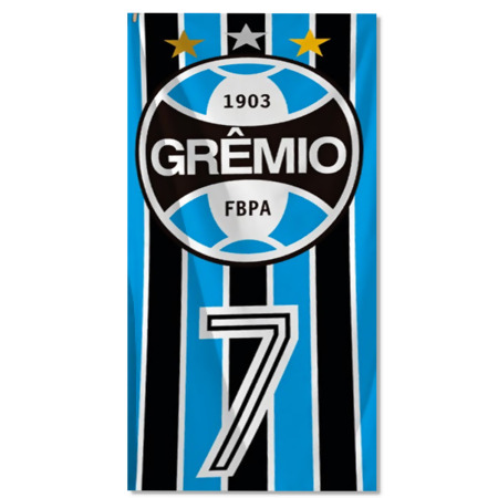 Toalha de Praia Velour Dohler Times de Futebol 70cmx1,40mts 